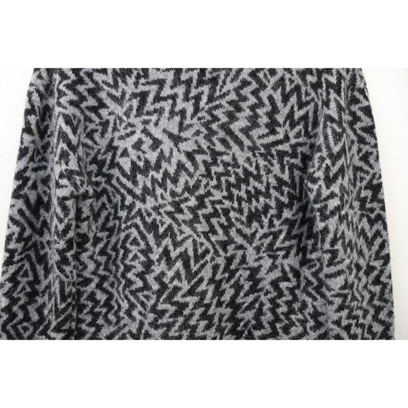 NWT Saint Laurent Geometric-jacquard Wool-blend Cardigan In Grey Size S - Picture 8 of 11